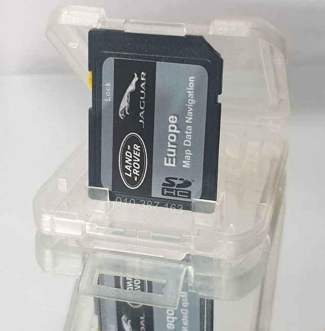Jaguar Land Rover - cartão de Mapas GPS - Europa