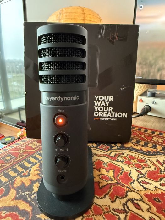 Mikrofon pojemnościowy studyjny wokalny Beyerdynamic FOX USB