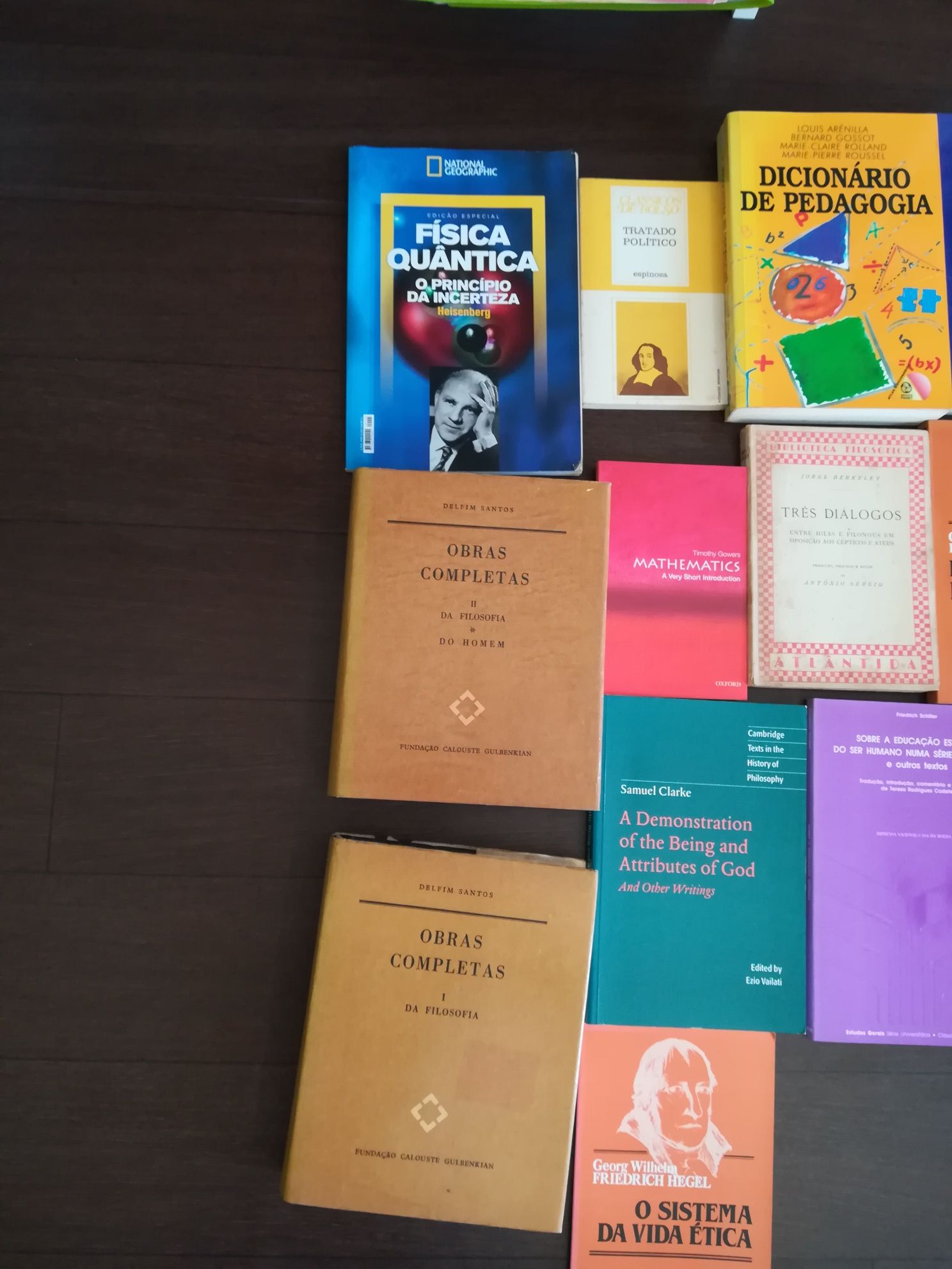 Lote de livros - Filosofia, Direito, Estética