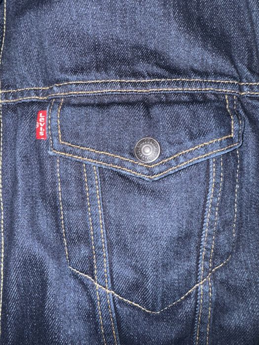 Курточка шерпа Levis джинсовая Xl