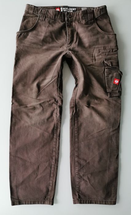 Nowe spodnie Engelbert Strauss jeansowe, bawelniane, rozm 52