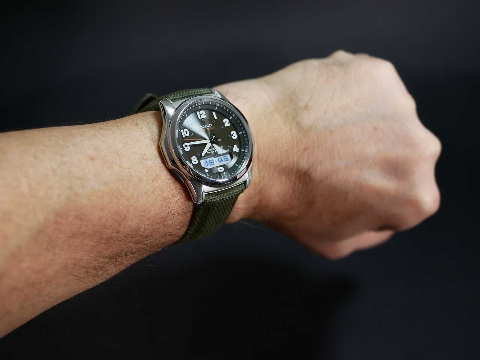 Часы Casio WVA-M630B-3AJF Tough + Casio AE-1200