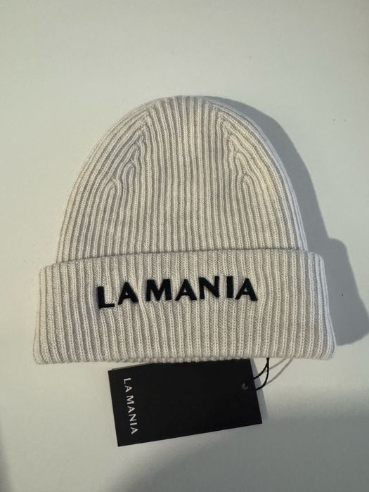 Czapka la mania nowa oryginalna kremowa
