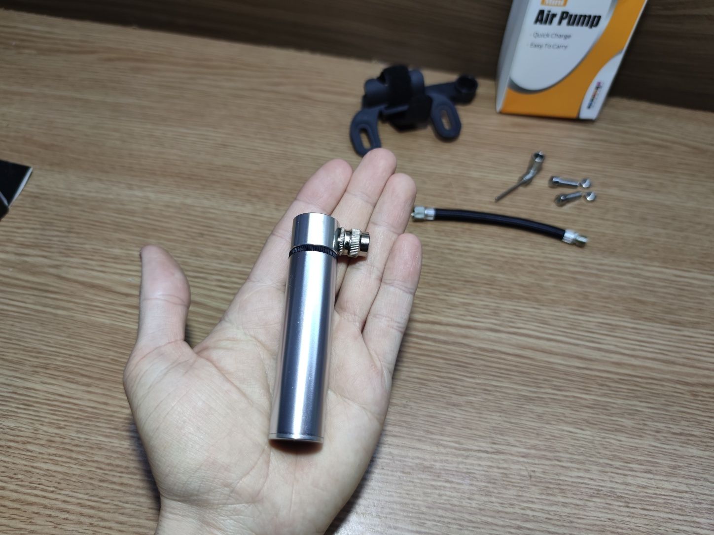 Насос для старт шоссе mini велосипедный переходник presta
