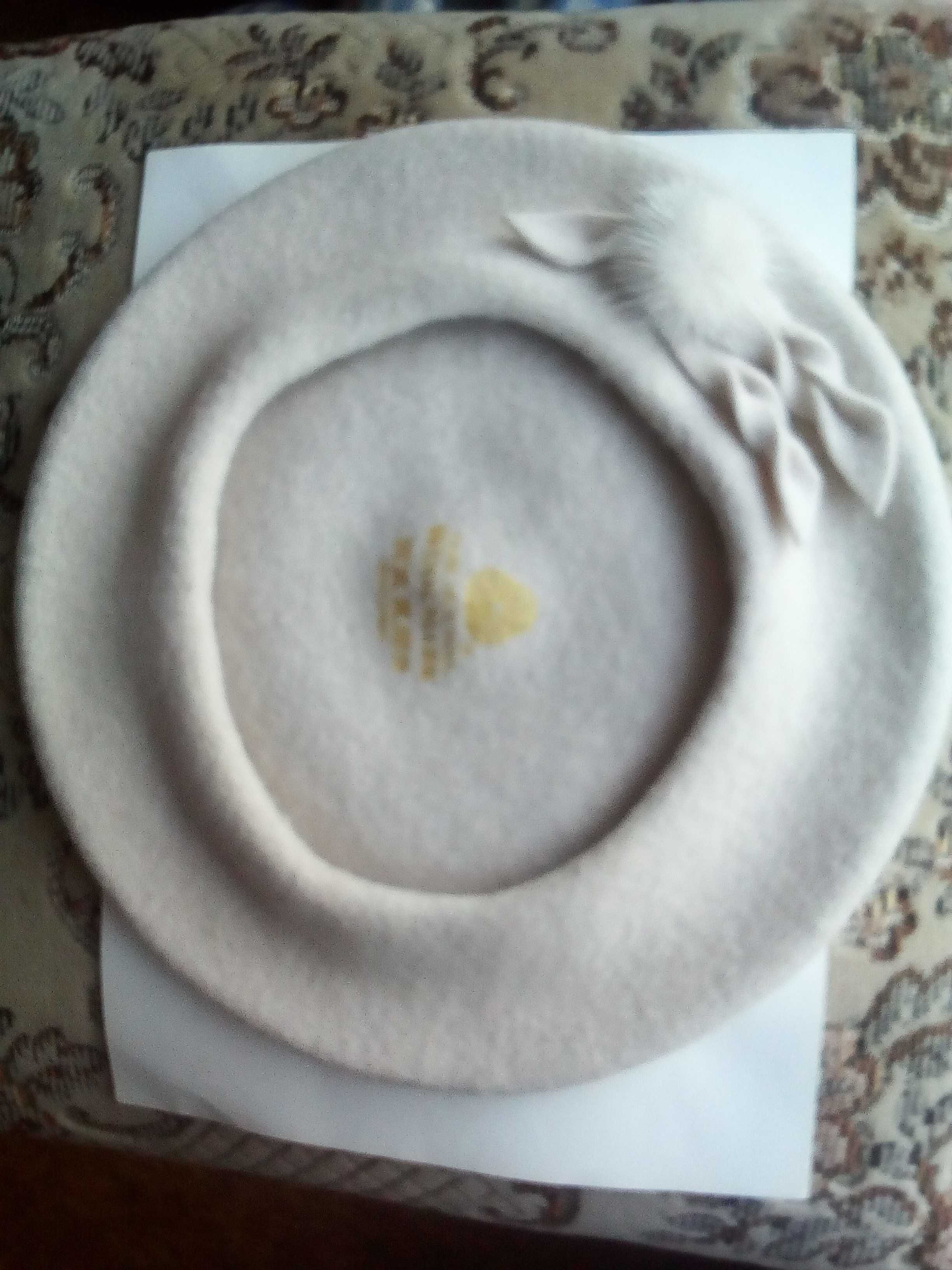 Beret damski Woolmark (wełna)