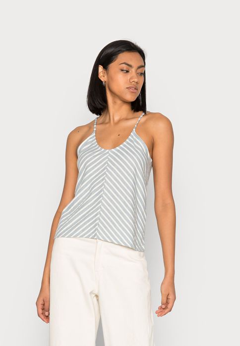 Top w paski z wycięciem na plecach Only r. S
