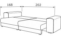 Диван Prado двоспальний ————————-