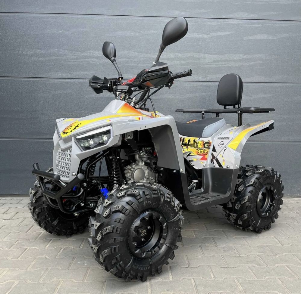 QUAD 125 // BERRETA BULLDOG // Koła 8 cali full opcja raty dostawa