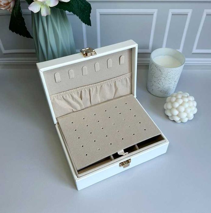 Шкатулка для прикрас 16,5х6х11,5 см Дорожній органайзер для біжутерії