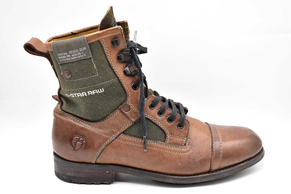 G Star Mens Patton IV Marker Combat Boots ( 42 )