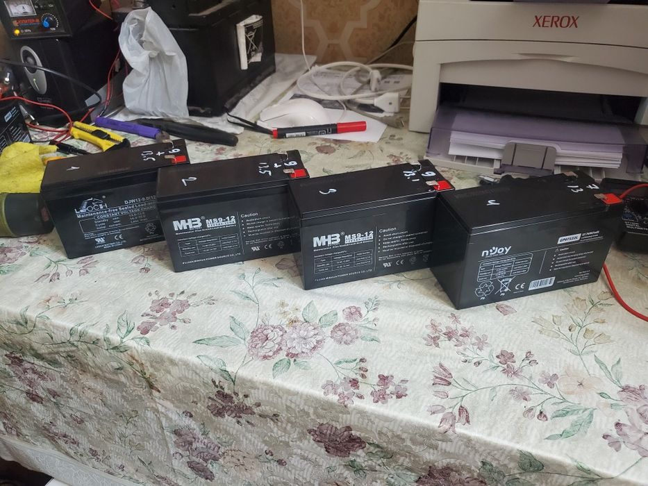 Аккумуляторные батареи AGM 7 и 9 aH