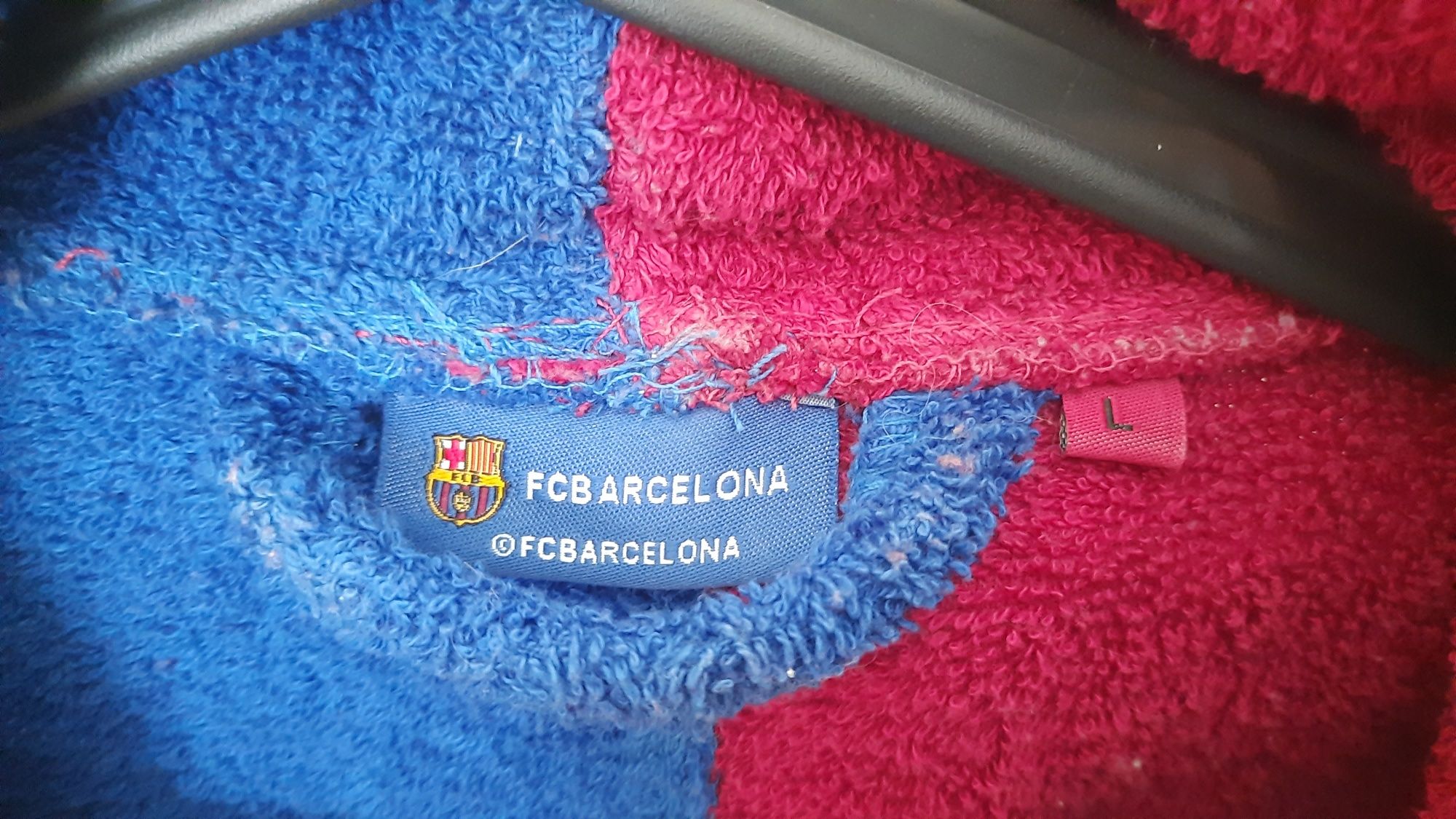 Używany szlafrok męski FC Barcelona rozmiar L