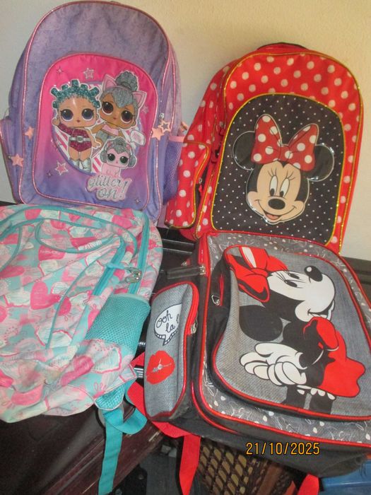 4 mochilas para menina