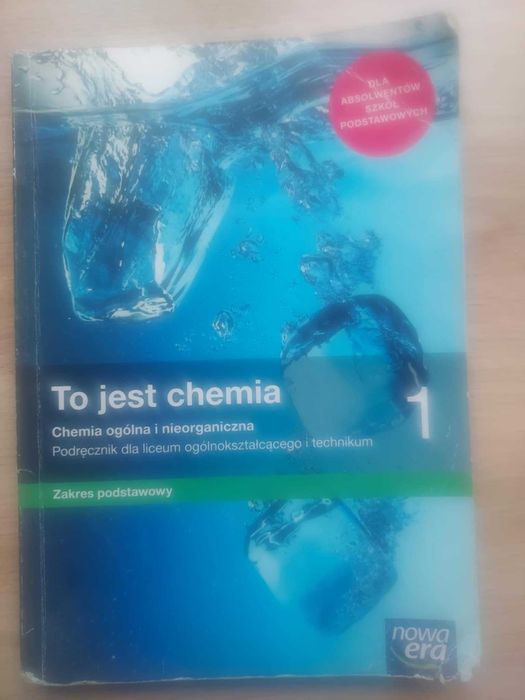 podręcznik do chemii klasa 1 technikum i liceum