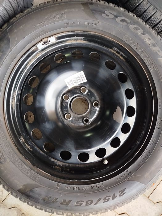 Koła zimowe 5x112 17" 215/65 r17 VW Tiguan Audi Q3 Skoda Kodiaq Pirell