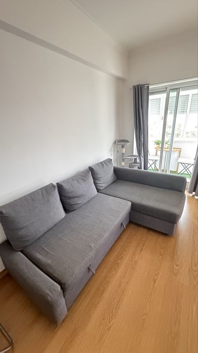 Sofá cama c/ arrumação FRIHETEN - IKEA