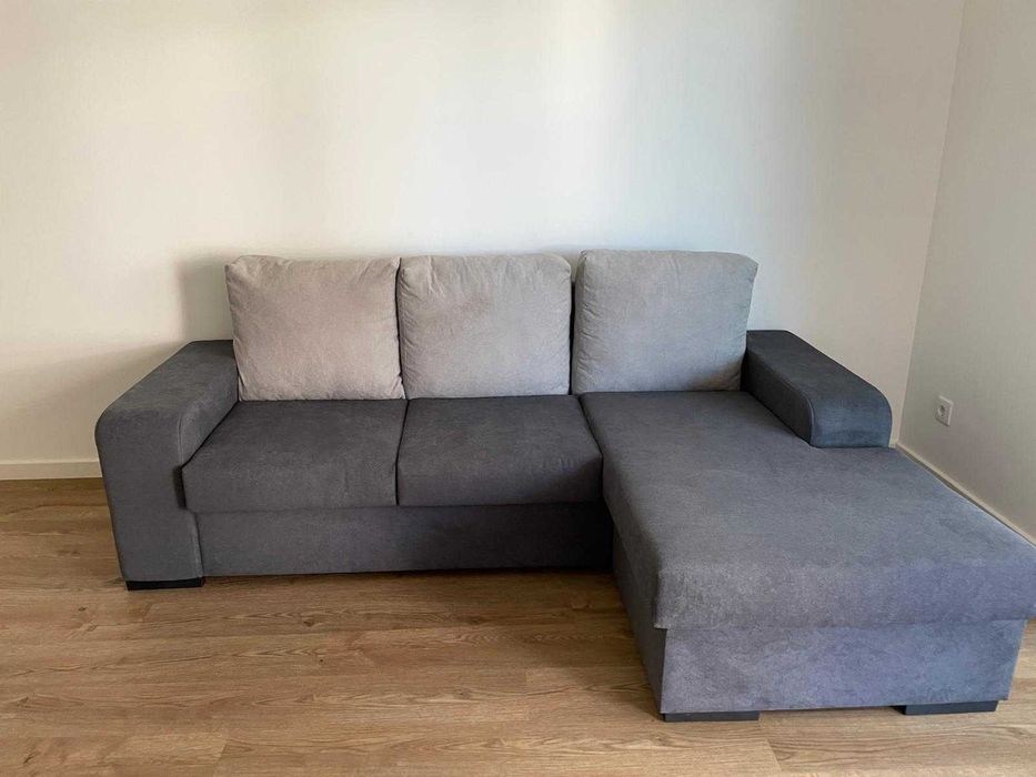 Sofá com Chaise longue