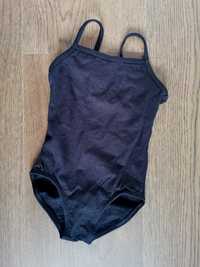 Czarny strój kąpielowy jednoczęściowy na 4-6 lat