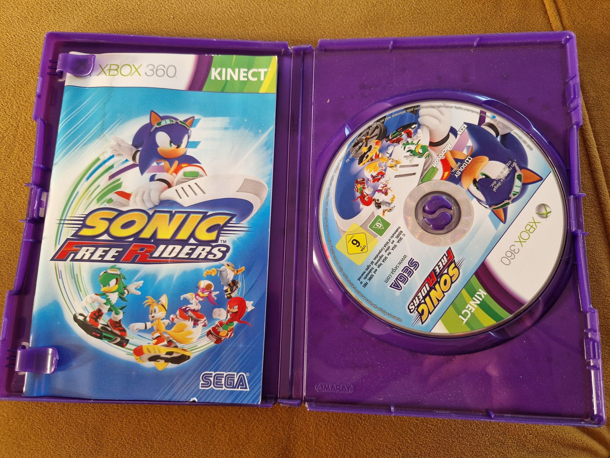 Gra Sonic Free Riders na Kinect Xbox 360
