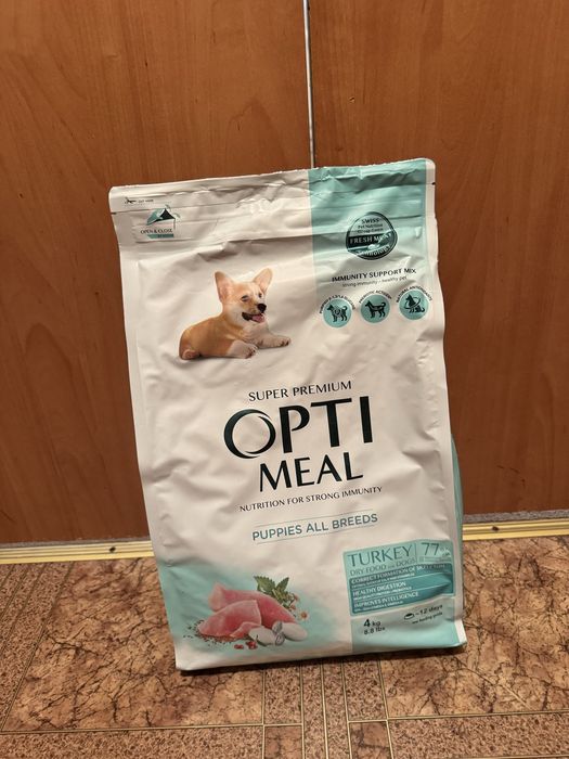 Корм Opti meal  для цуценят 7,5 кг