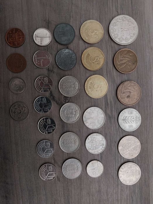 Lote Moedas Estrangeiras - Bélgica