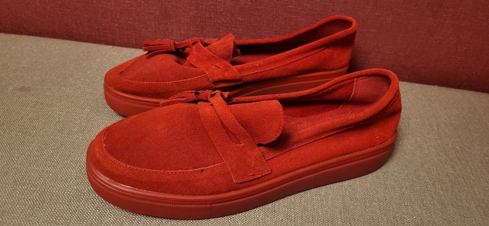 Шкіряні мокасини 41р