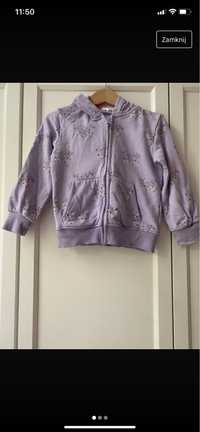Fioletowa liliowa bluza zapinana Marks&Spencer, r.98cm