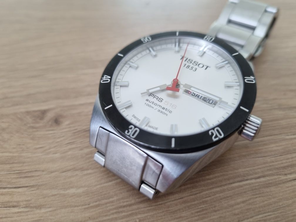 Piękny zegarek automat tissot  PRS 516 super stan