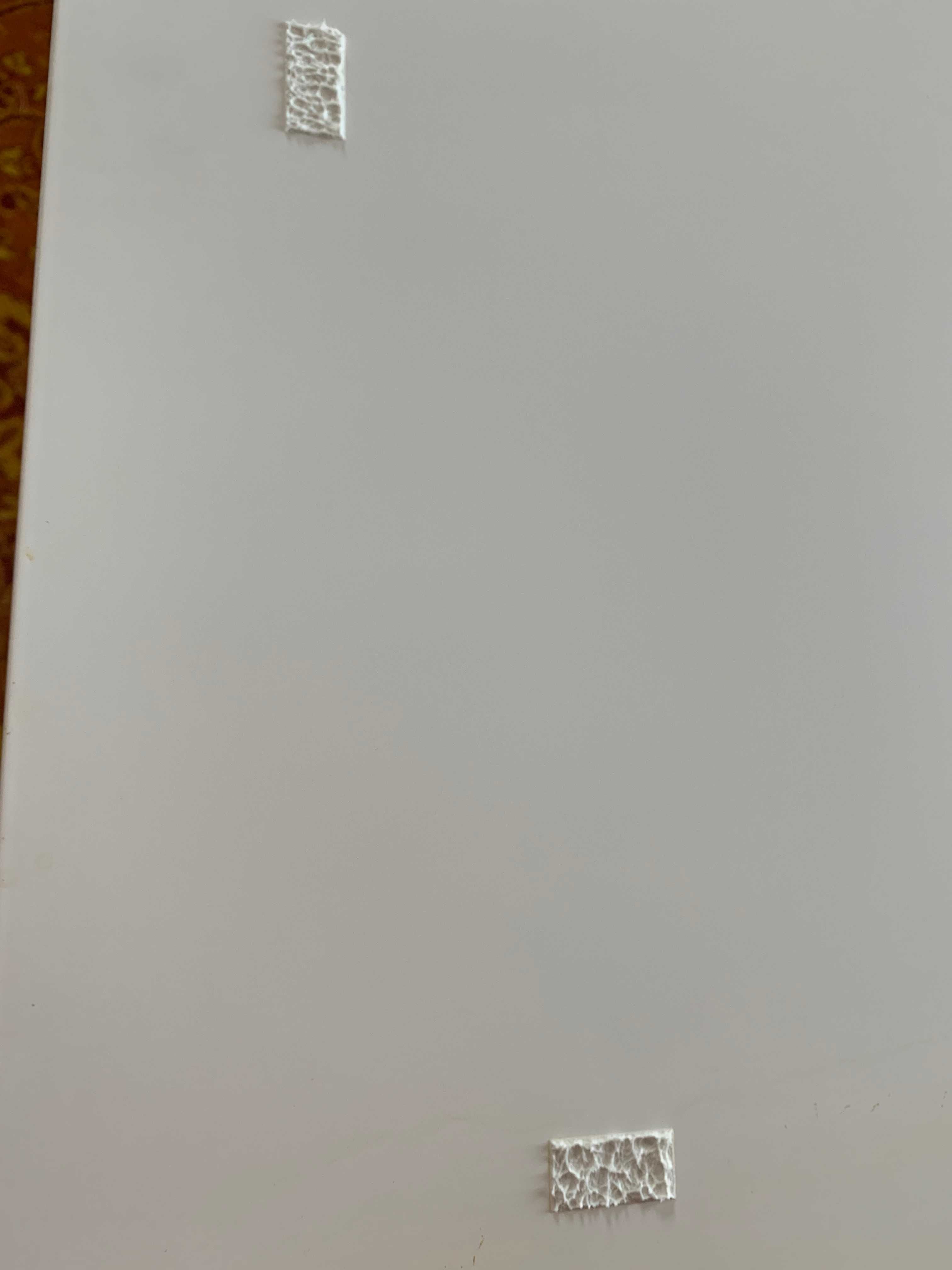 Szkło, panel z białego hartowanego szkła 120x40 – komplet 2 sztuki