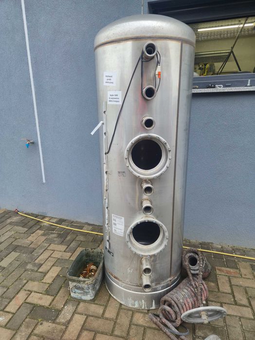 Bojler bufor nierdzewny 500l stojący 2 x wężownica Wysyłka gwarancja