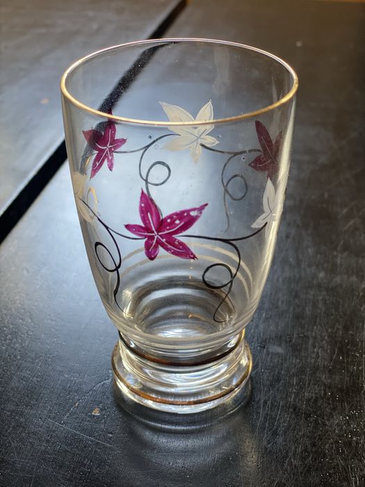 Conjunto de 4 copos decorados