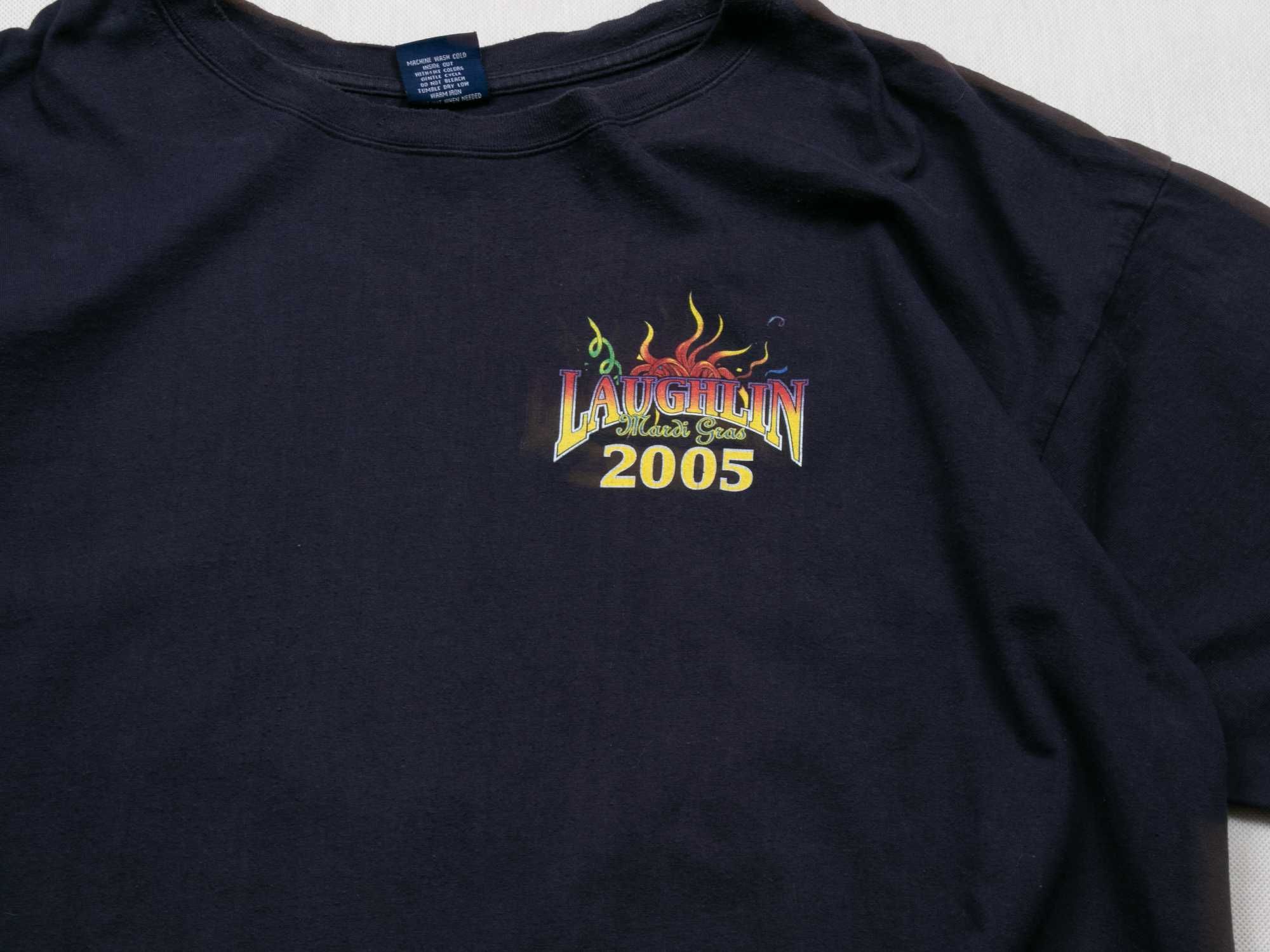 T-shirt y2k Laughlin Bike Week 2007 3XL