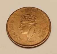One Quarter Anna India 1940r. George VI