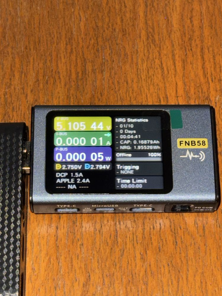 Usb тестер Fnirsi fnb58