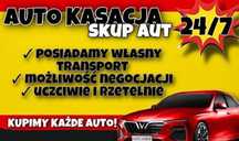 Skup samochodów,autokasacja 24/7.