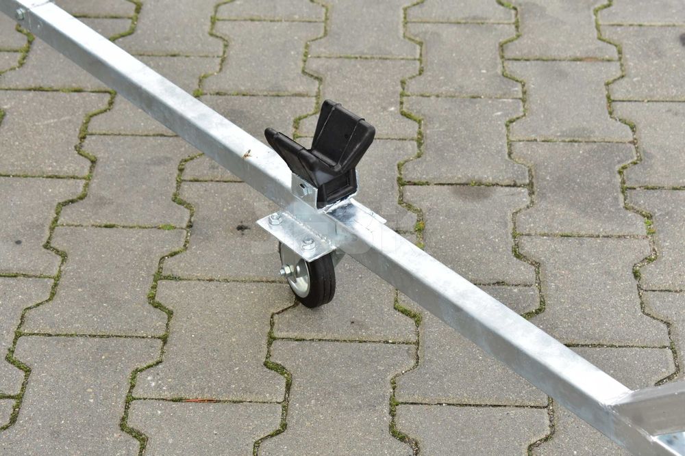 WÓZEK SLIPOWY OCYNKOWANY pod łódź ponton RIB przyczepa bez zaczepu