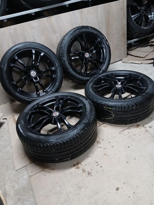 Komplet alufelg r17 5x112 z oponami letnimi/zimowymi !!.