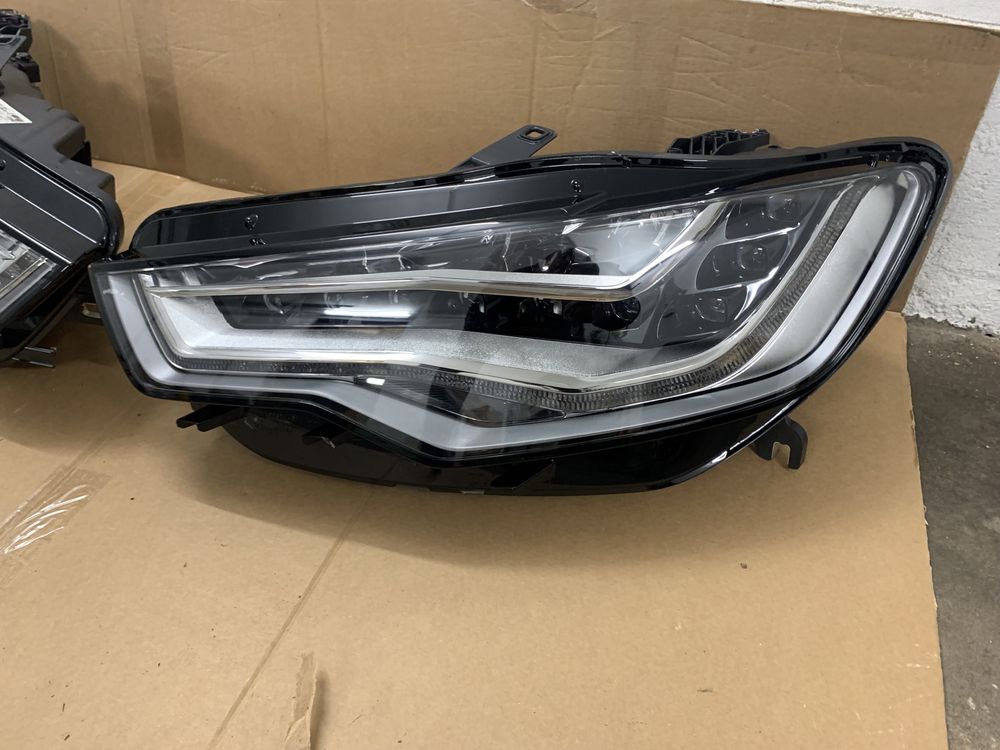 Audi A6 C7 lampy przód full led przedlift 11-14 idealne