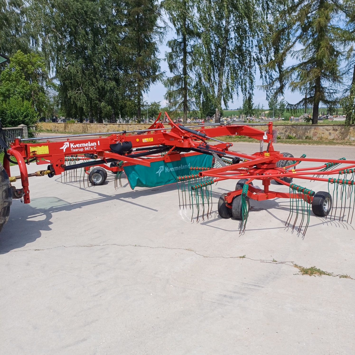 Zgrabiarka zamiana  kverneland 9472c umowa kupna 2016r krone pottinger