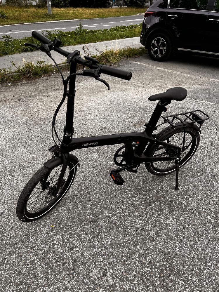 Składany rower elektryczny Teewing T20 karbonowy