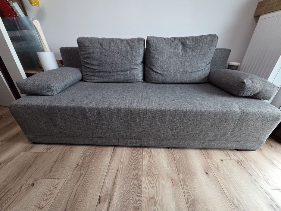 Kanapa rozkładana szara 3 osobowa Ikea Arviken 193x77x98/13