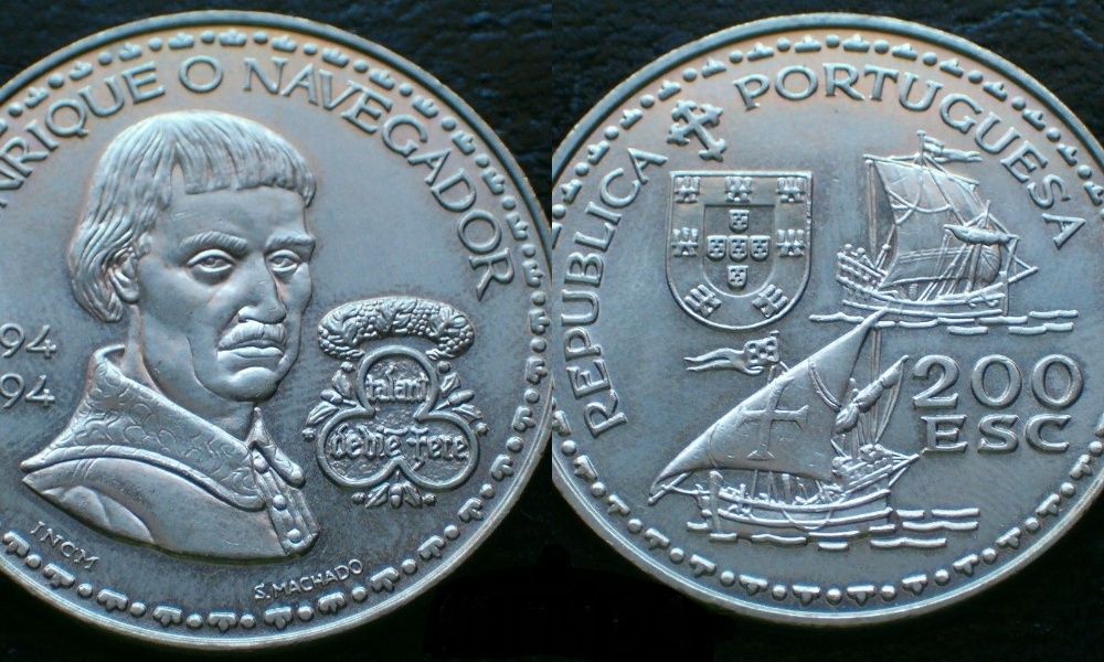 Moeda 200$00 - D. HENRIQUE / 1994