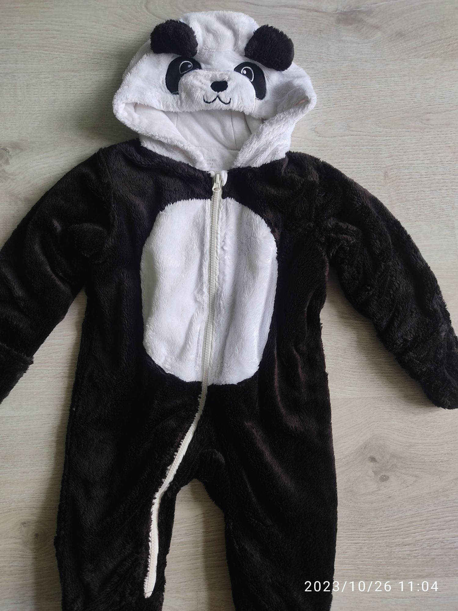 Kombinezon zimowy panda r. 68 Primark