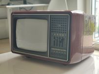 Retro Radziecki Telewizorek TV Kineskopowy Stary Telewizor