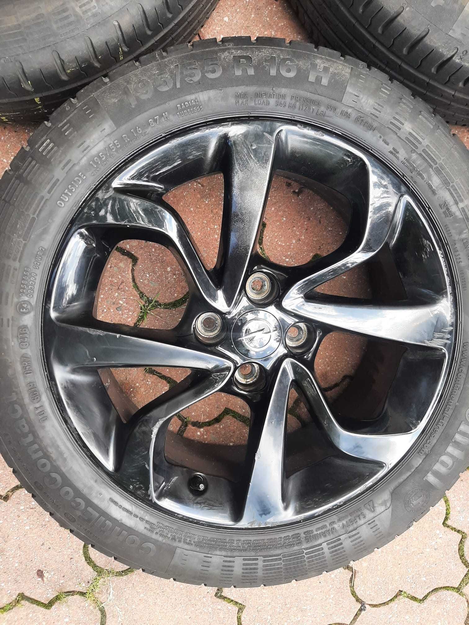 koła kompletne alufelgi OPEL corsa 16