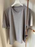 All Saints T-shirt męski 50% len oversize S