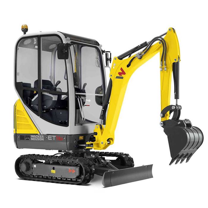 Wynajem Minikoparka Wacker Neuson ET 16 - 299zł, dowóz