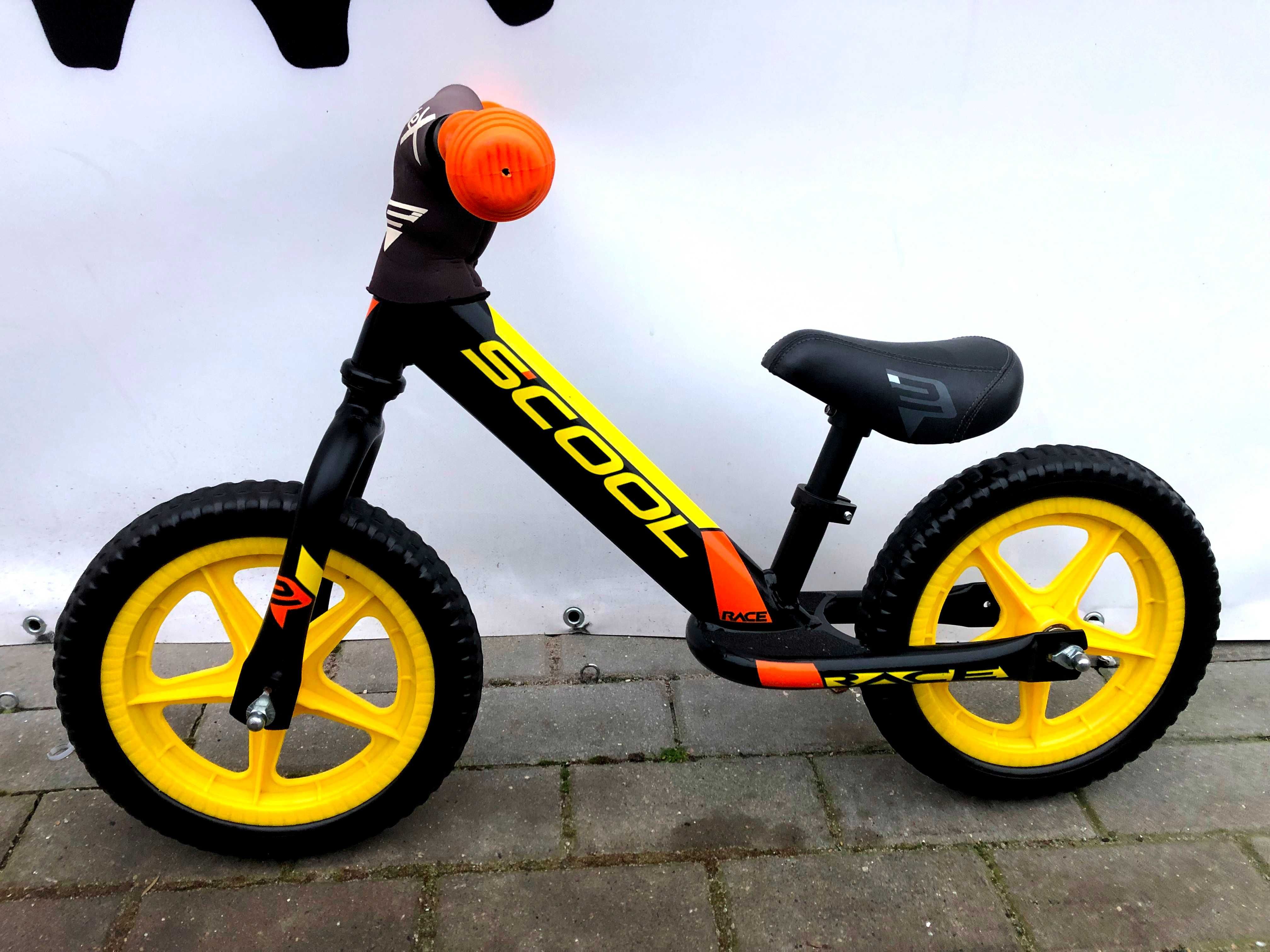 WYPRZEDAŻ ULTRALEKKI ~2,5kg Rowerek biegowy *S'Cool Pedex Race* 12cali