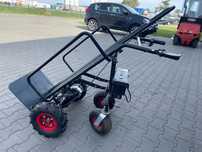 Samobieżny elektryczny wózek transportowy terenowy do 250kg schodołaz