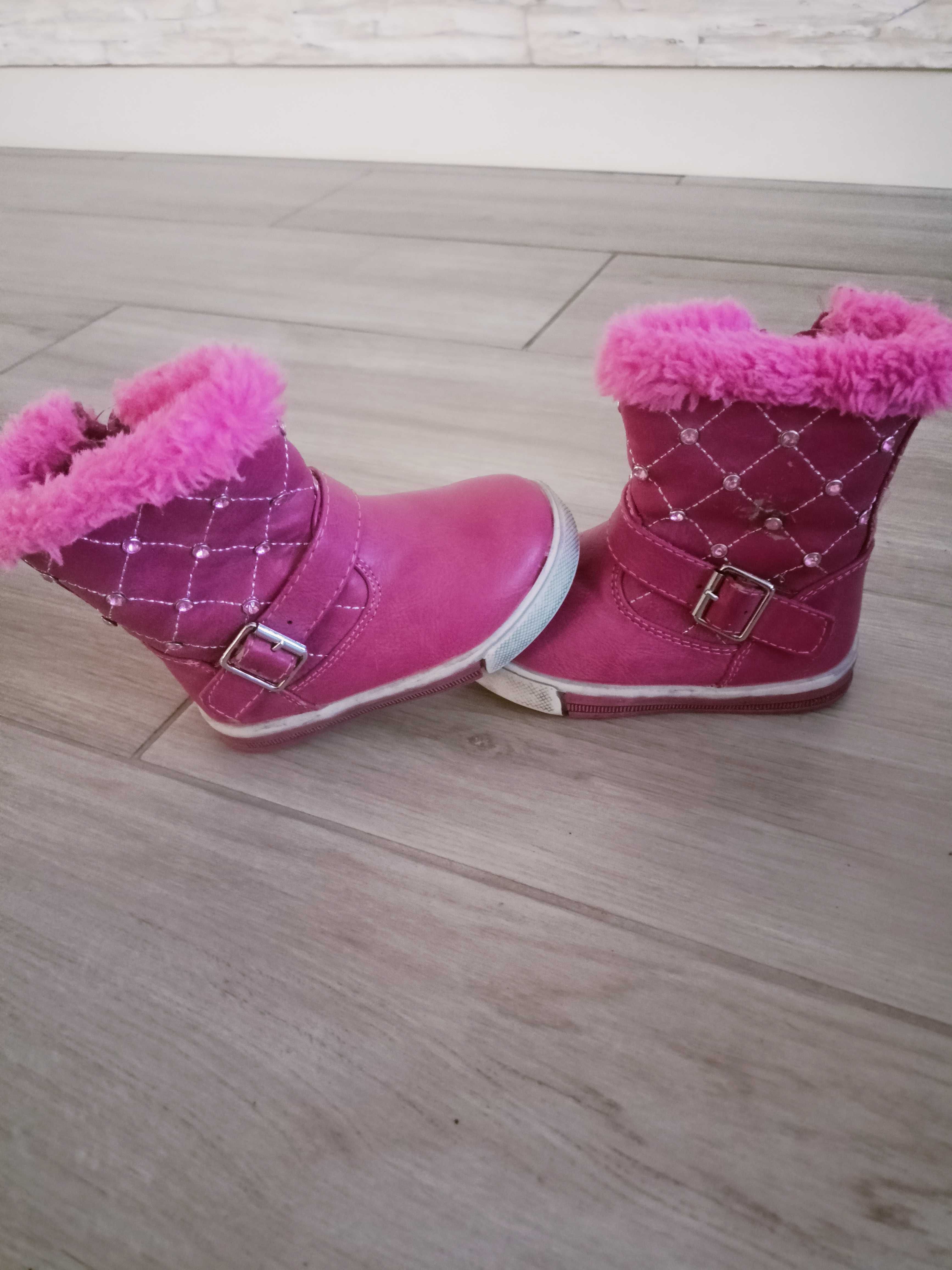 Buty zimowe dla dziewczynki 20